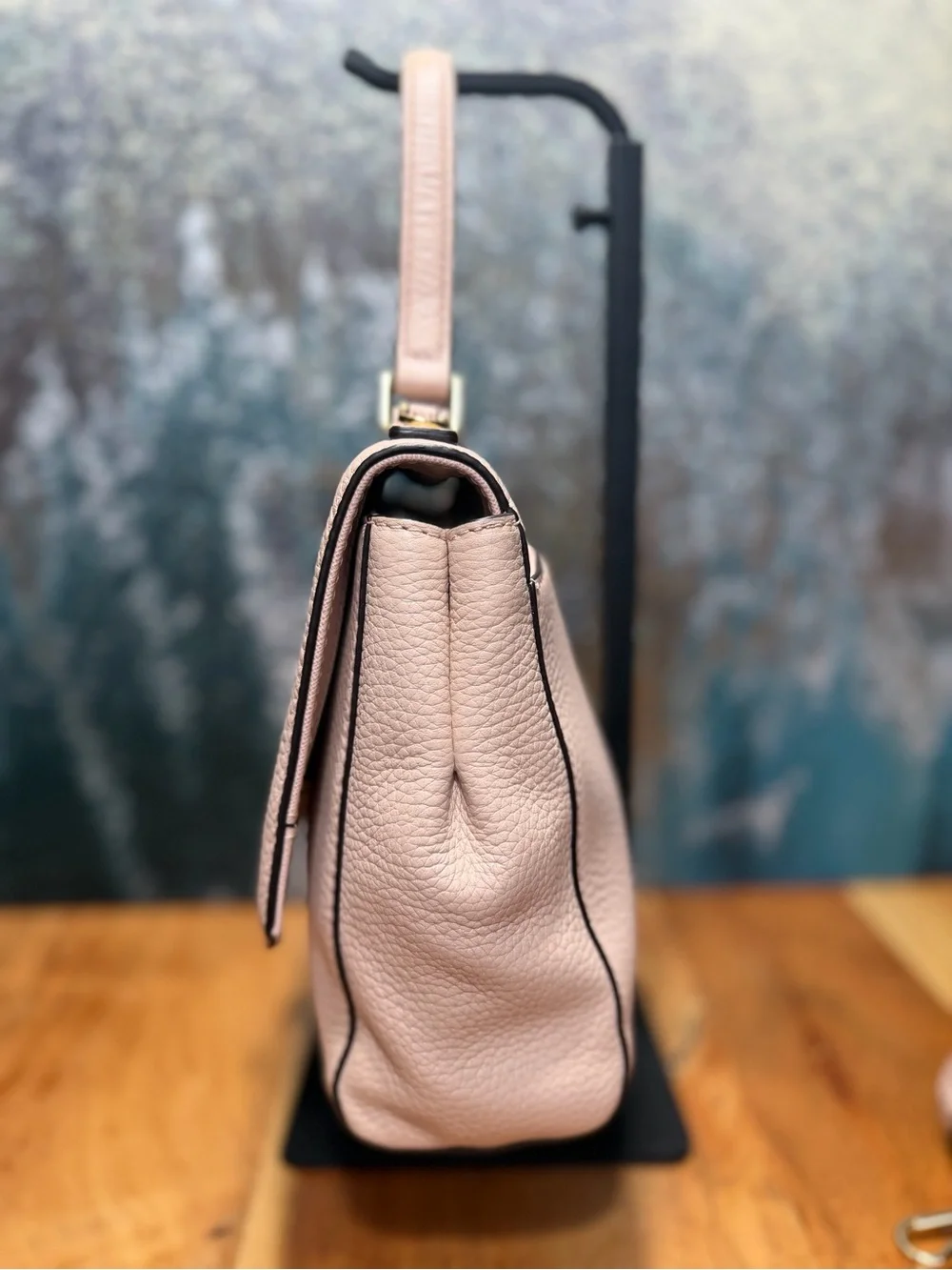 Michael Michael Kors 2010s Classic Callie Ballet Pink Leather Satchel Crossbody